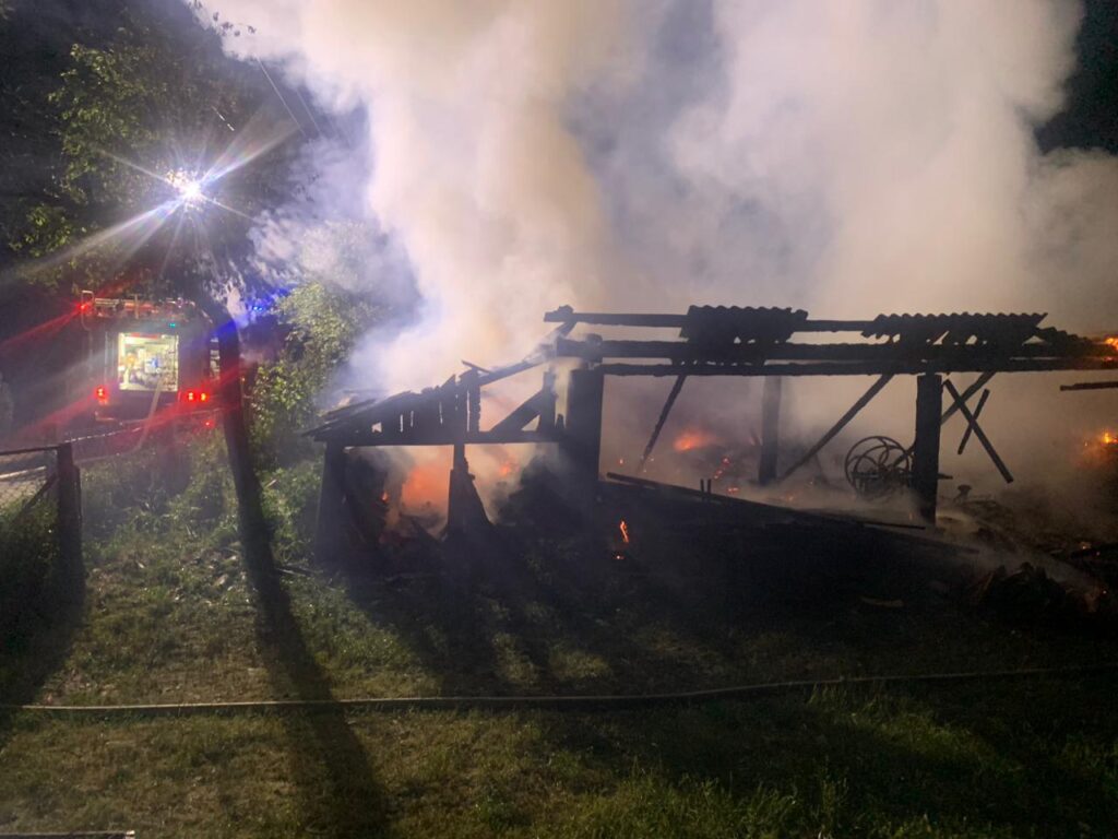 Пожежа у приватному господарстві.