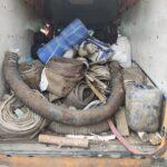 Обладнання для видобутку бурштину.