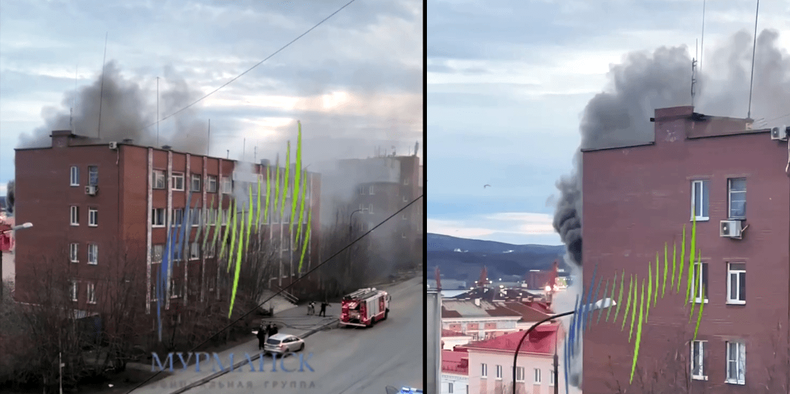 Пожежа в Мурманську.