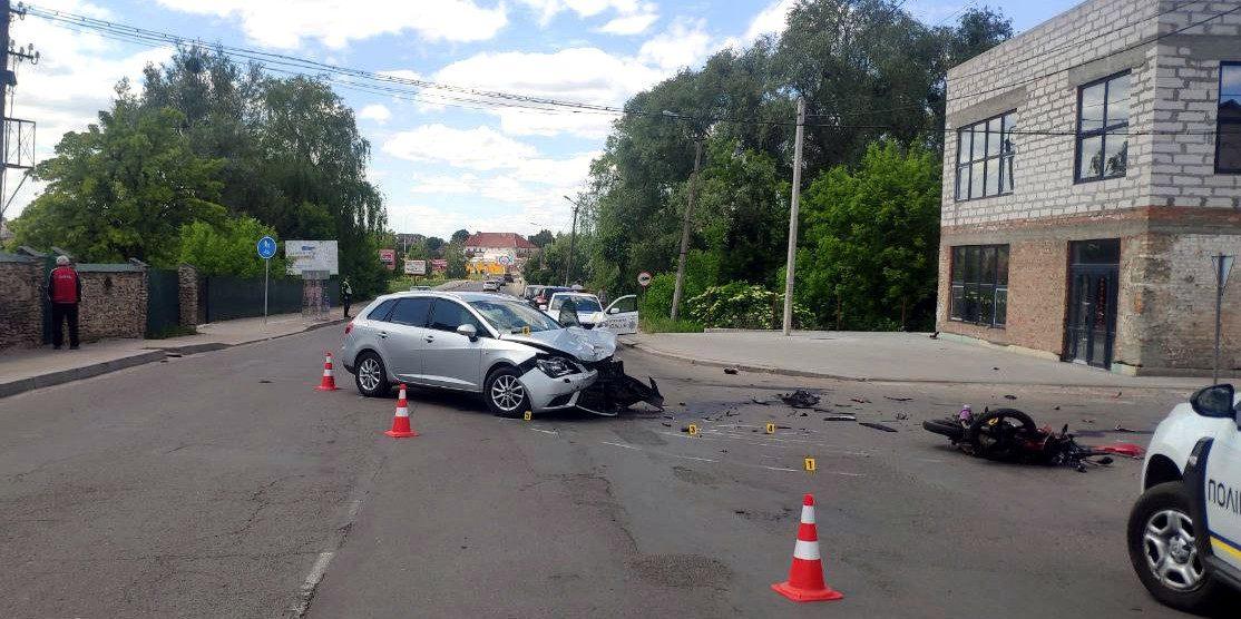 У ДТП в Дубно травмувався мотоцикліст У ДТП в Дубно травмувався мотоцикліст