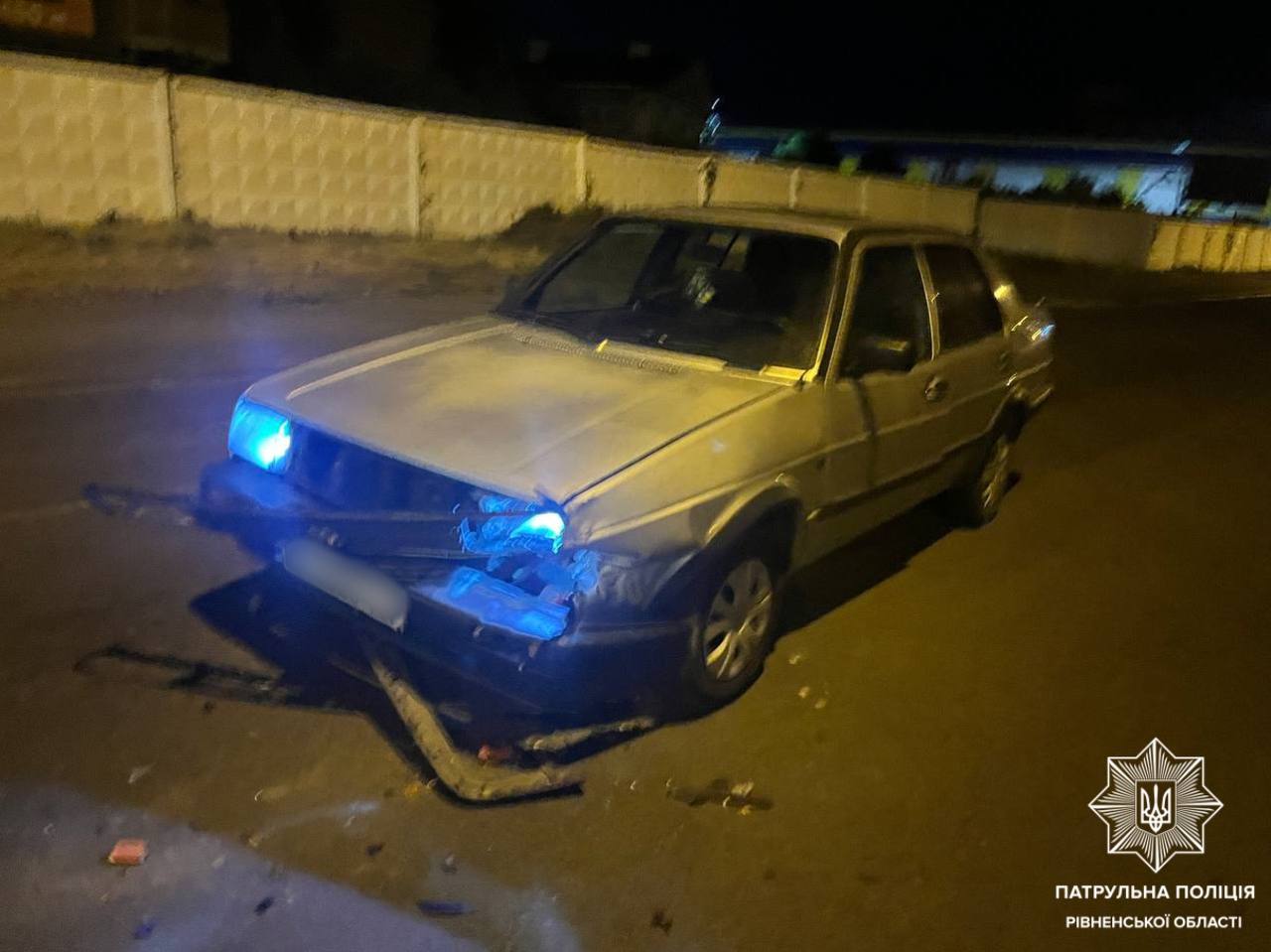 Дві ДТП за 20 хвилин: “робота” рівнянина із ознаками алкогольного сп’яніння