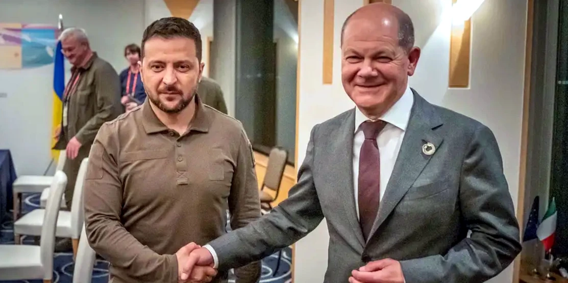 Шольц: не може й бути мови про заморозку війни в Україні