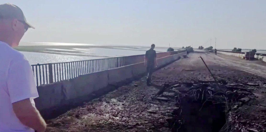 Колаборант Сальдо визнав, що Чонгарський міст «пошкоджений серйозніше, ніж ми думали»