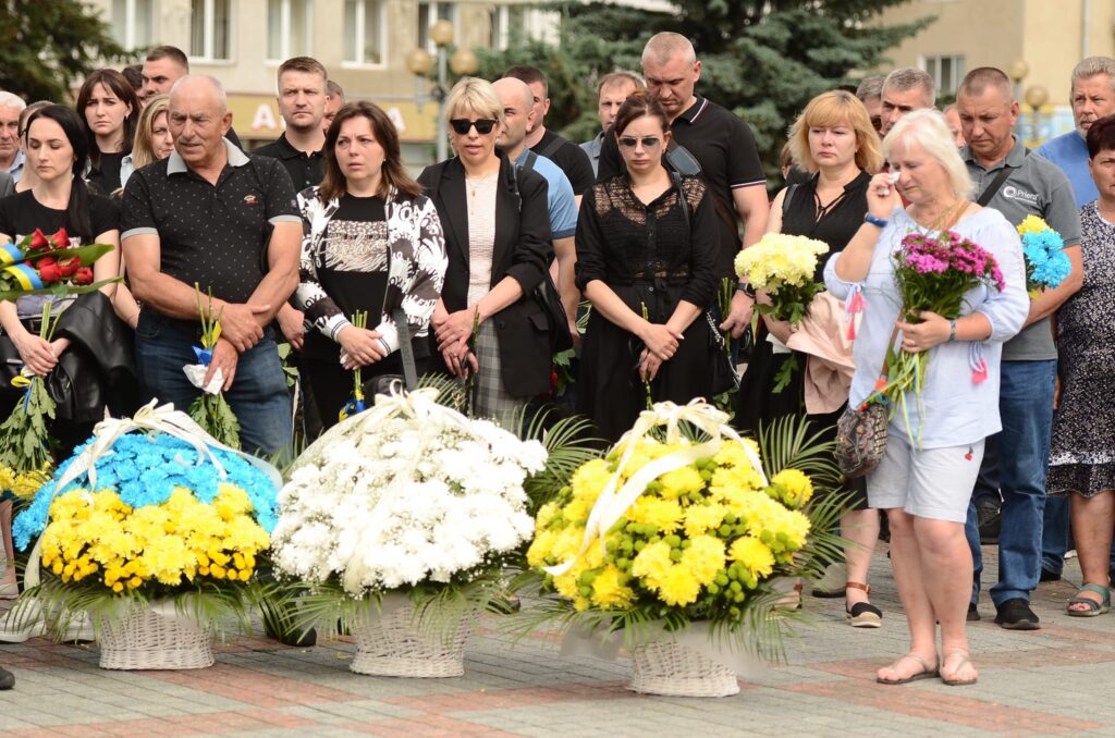 Похорон Олега Андрущака і Андрія Ципрука.