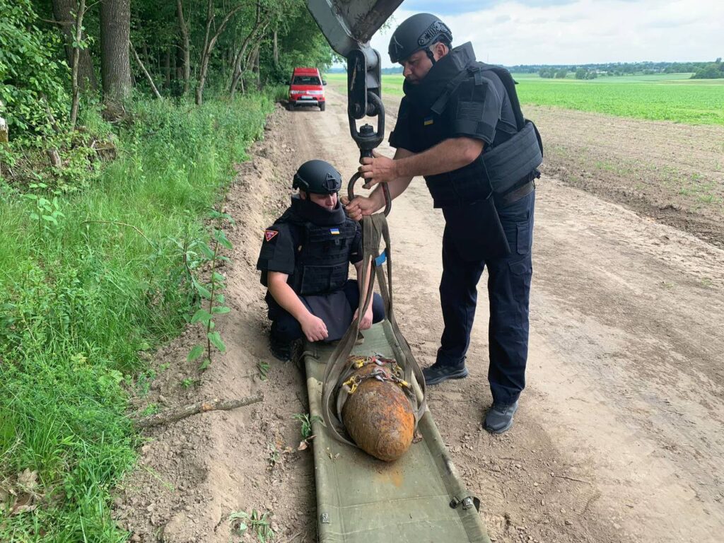 Приготування бомби до транспортування