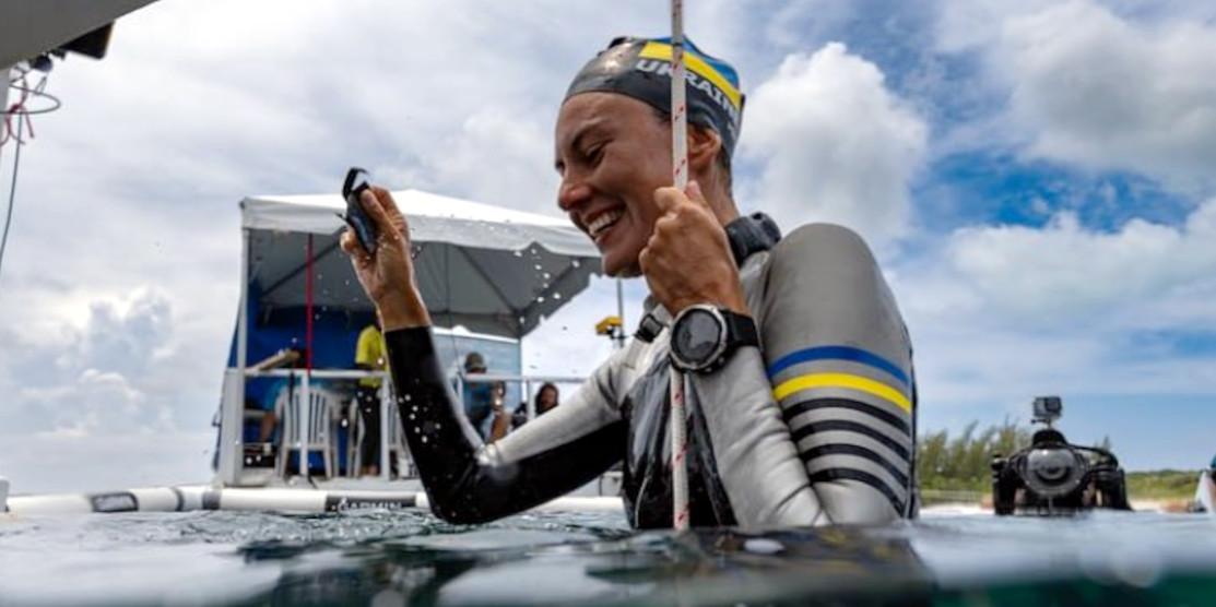 Українка Катерина Садурська встановила абсолютний світовий рекорд із фрідайвінгу