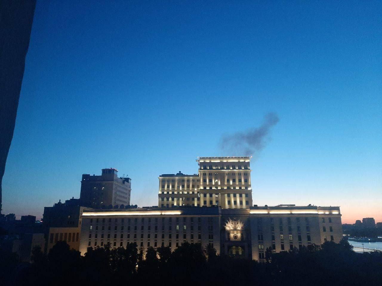 Москву атакували дрони, вибух пролунав біля будівлі Міноборони (ВІДЕО)