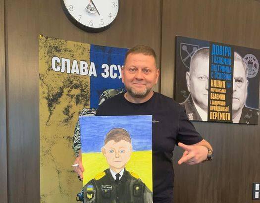 Портрет Залужного здійснив мрію дівчинки