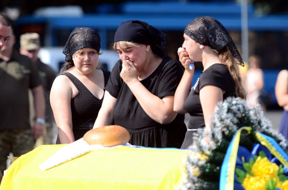 Похорон Євгена Білодуба.