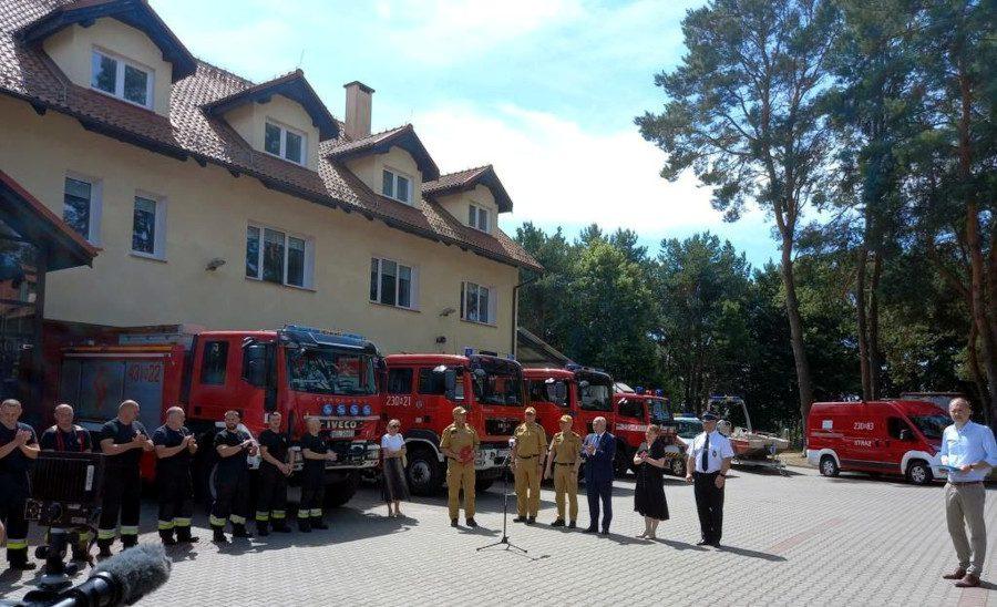Пожежники в Польщі.