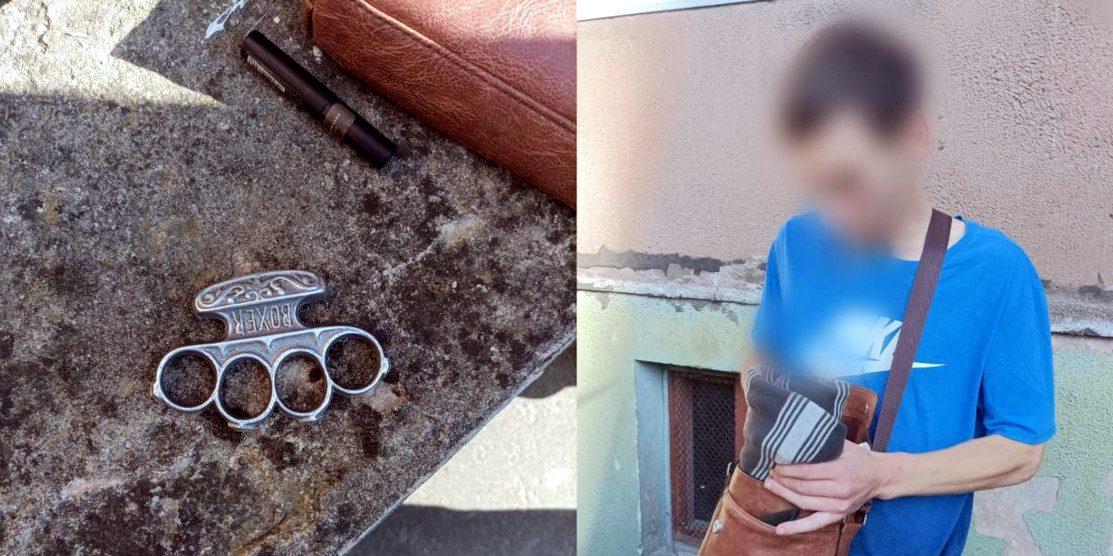 У Рівному затримали чоловіка з кастетом