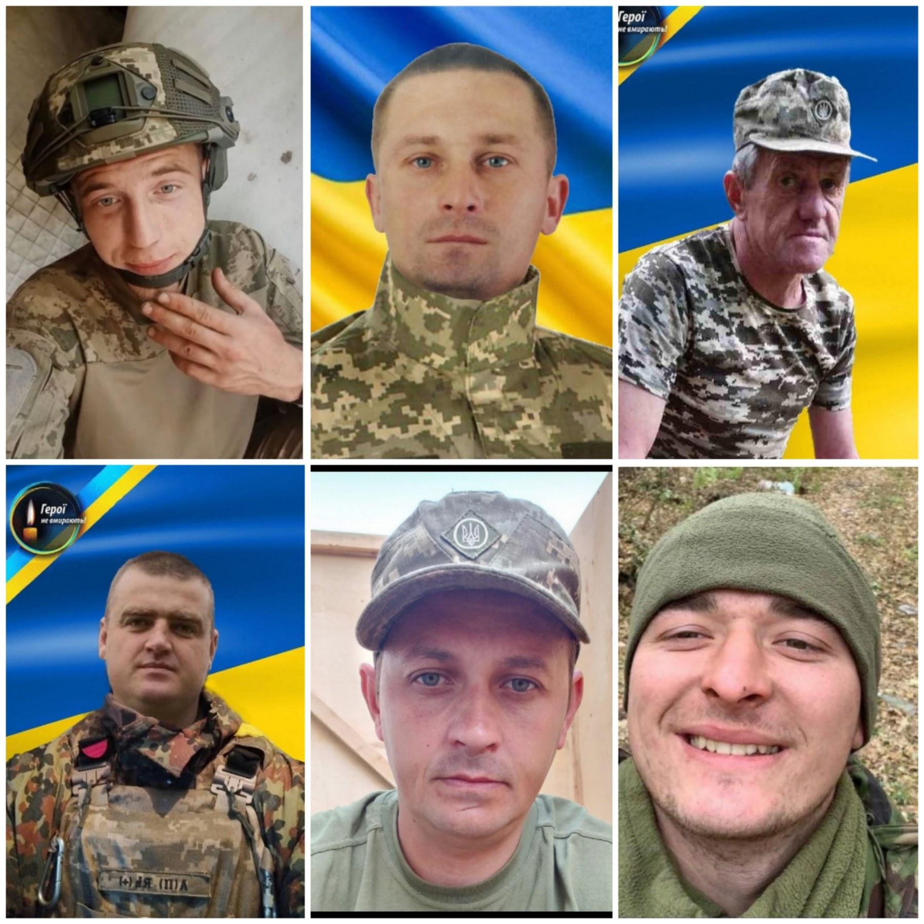 Рівненська громада провела шість Героїв в останій путь