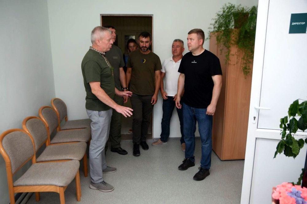 Очільник області відвідує Бахмутський центр профтехосвіти.