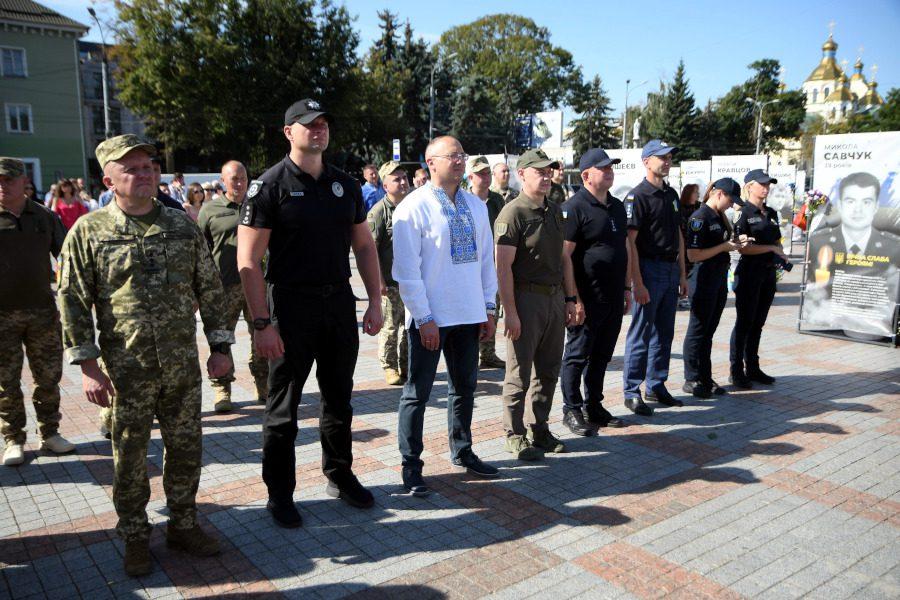 Під час відзначення Дня незалежності в Рівному.
