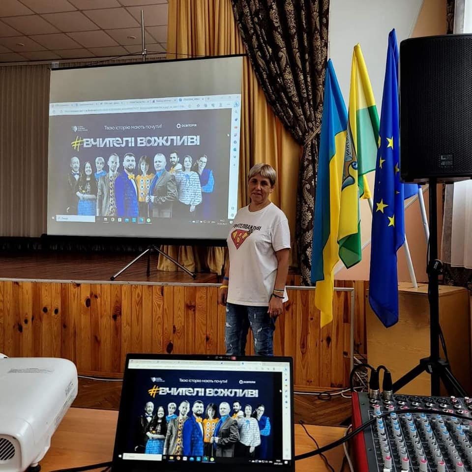 Вчителька з Мелітополя зустрілась з освітянами Рівного