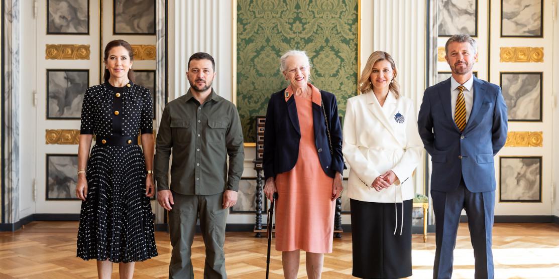 Президент і перша леді України зустрілися з Королевою Данії Маргрете II