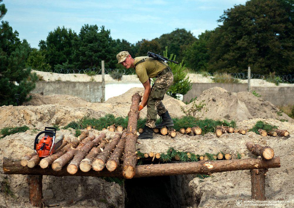 Облаштування позицій.