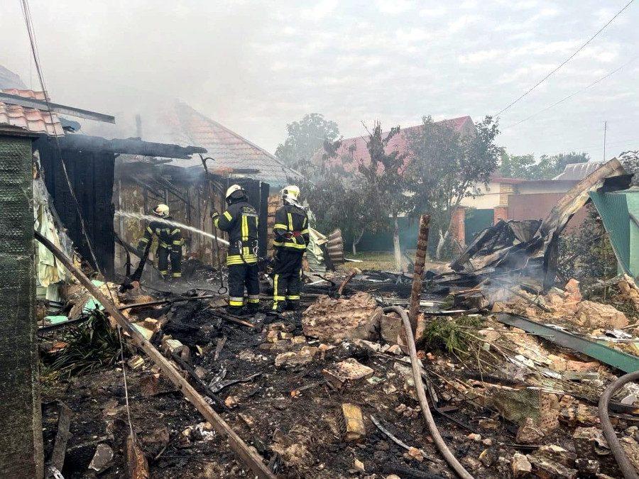 Наслідок обстрілу.
