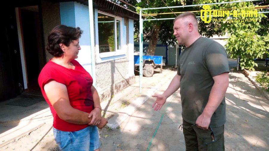 Пані Тетяна і начальник Рівненської ОВА Віталій Коваль.