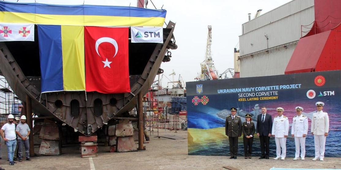 В Туреччині заклали новий корвет для ВМС ЗСУ