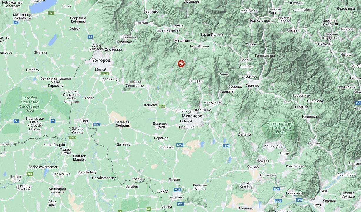 Землетрус більше 2 балів зафіксували на Закарпатті