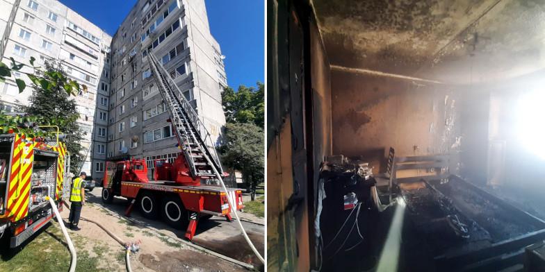 У Вараші горіла квартира у багатоквартирному будинку
