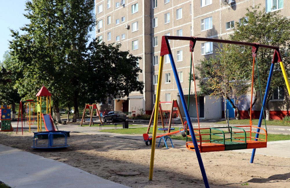 Дитячий майданчик у пам'ять про Сергія Тарасюка.