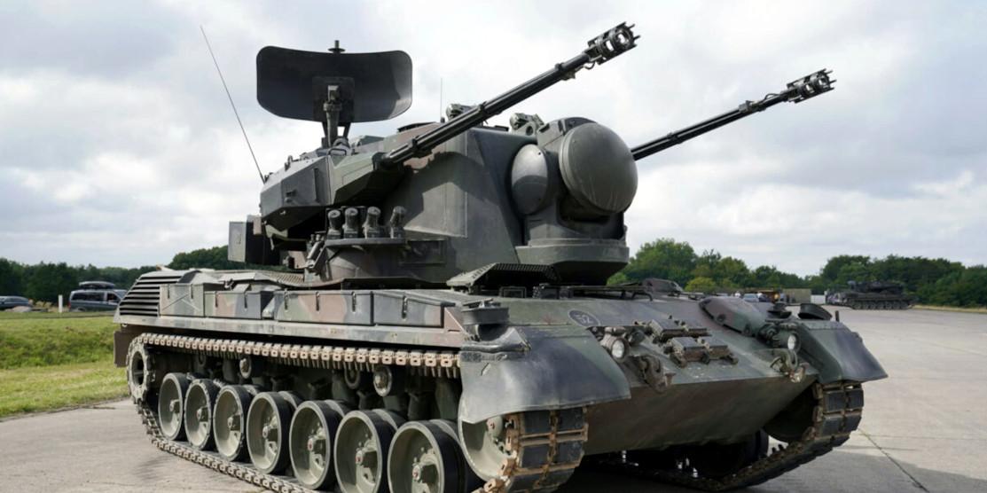 ЗСУ отримали від Німеччини боєприпаси для зенітної установки Gepard