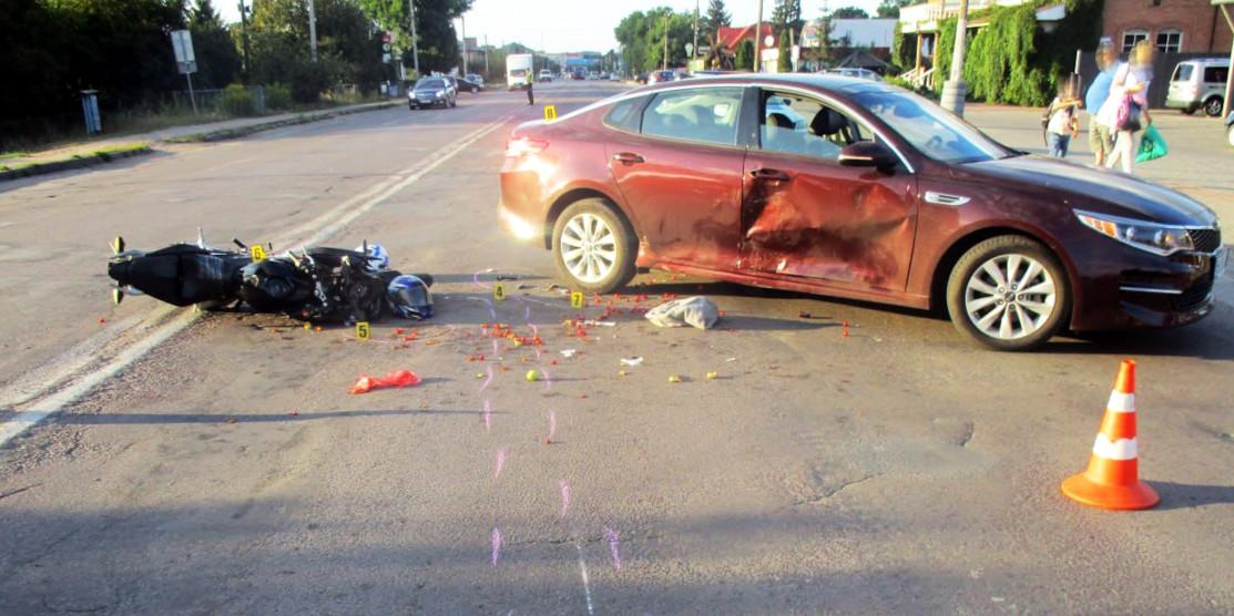 Травмований 5 вересня в ДТП мотоцикліст помер у лікарні