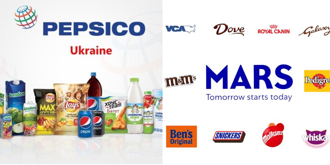 НАЗК внесло корпорації PepsiCo та Mars до переліку міжнародних спонсорів війни