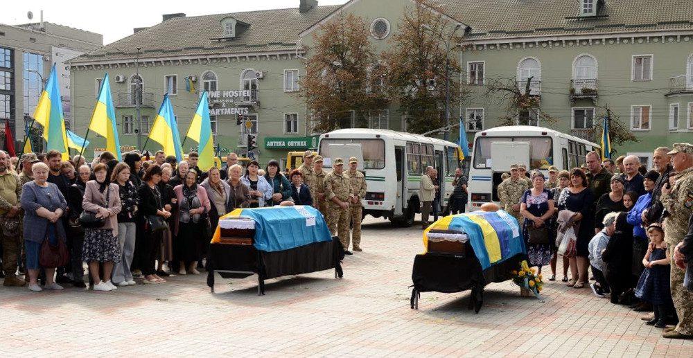 Похорон Андрія Благодира і Павла Ващика.