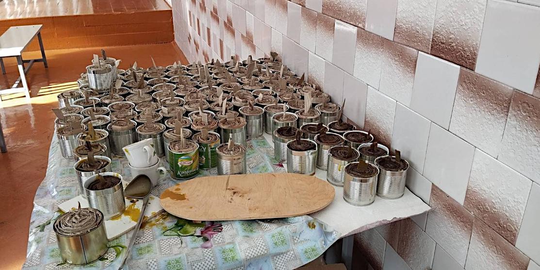 Готовляться окопні свічки.