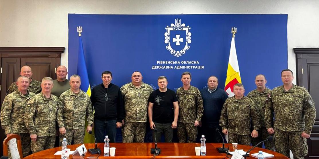 Латвійська делегація в Рівненській ОВА.