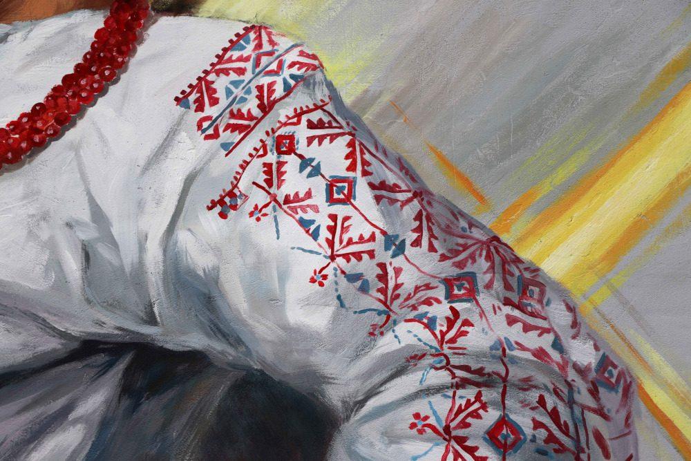 Орнамент на вишиванці.