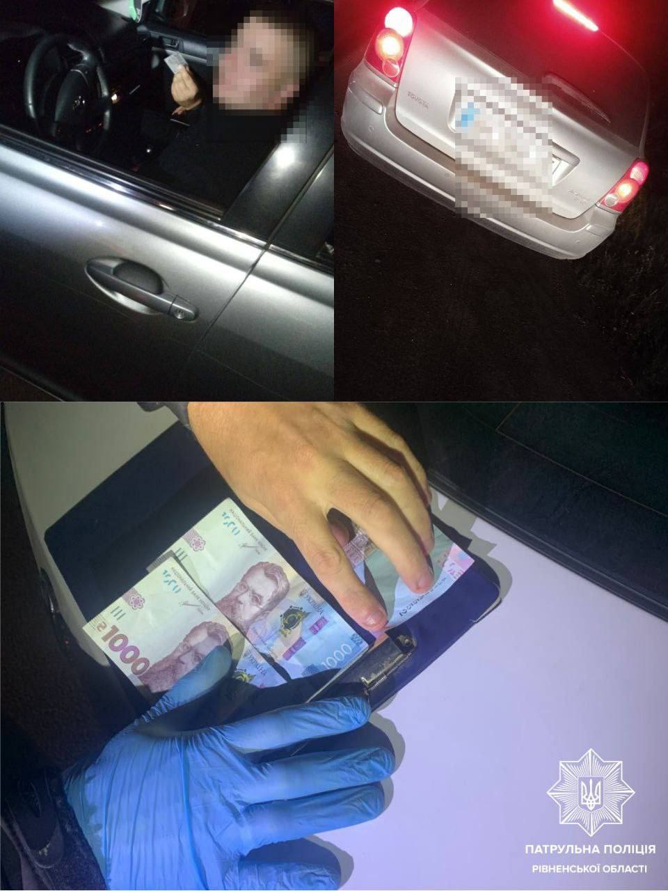 Водія від протоколу намагався “врятувати” на Рівненщині пасажир