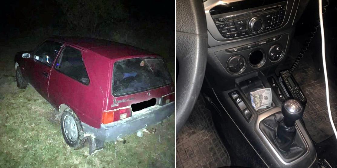 Зупинене авто і хабар поліцейським.