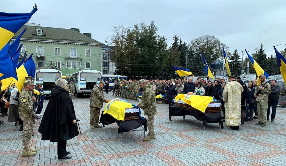 Похорон Дениса Білієнка і Петра Ванніка.