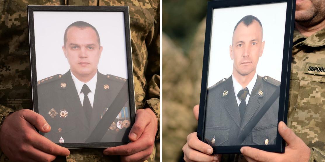 Похорон полковника Володимира Целуйка та старшого солдата Олександра Кириченка.