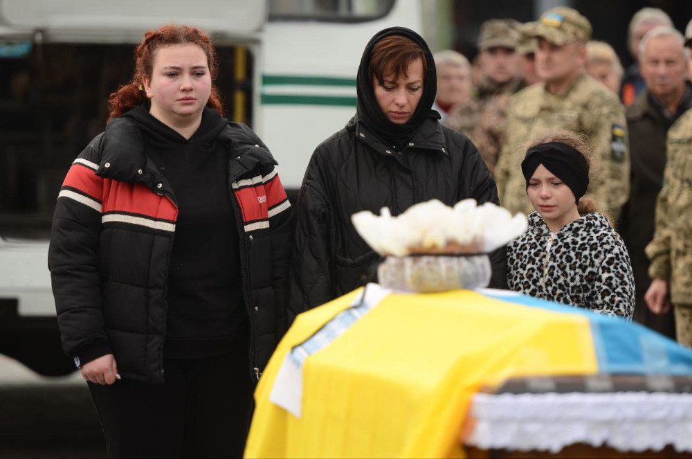 Похорон Івана Довбенка.