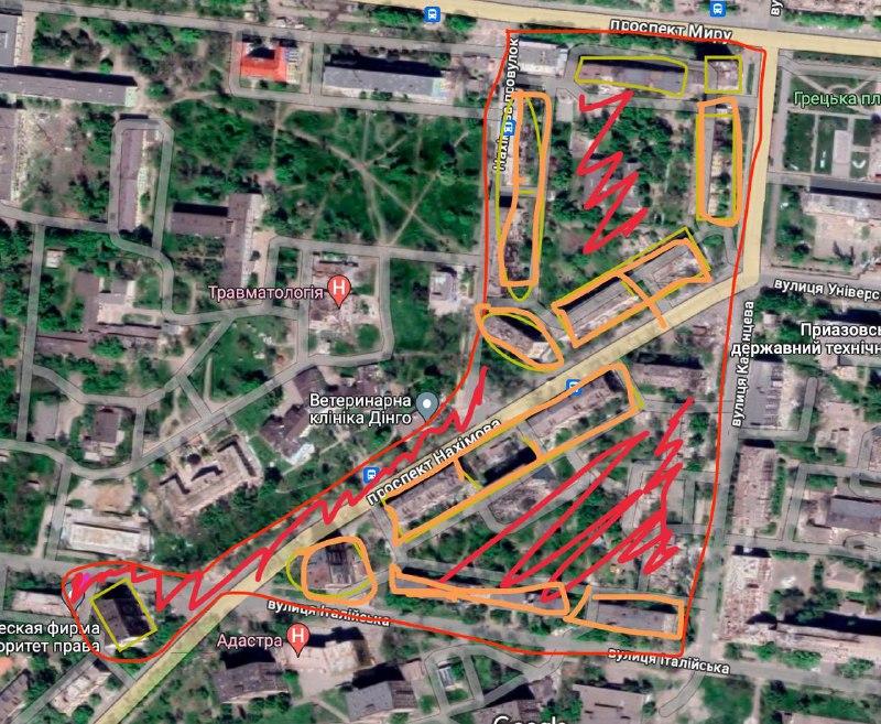 квартал в центрі Маріуполя
