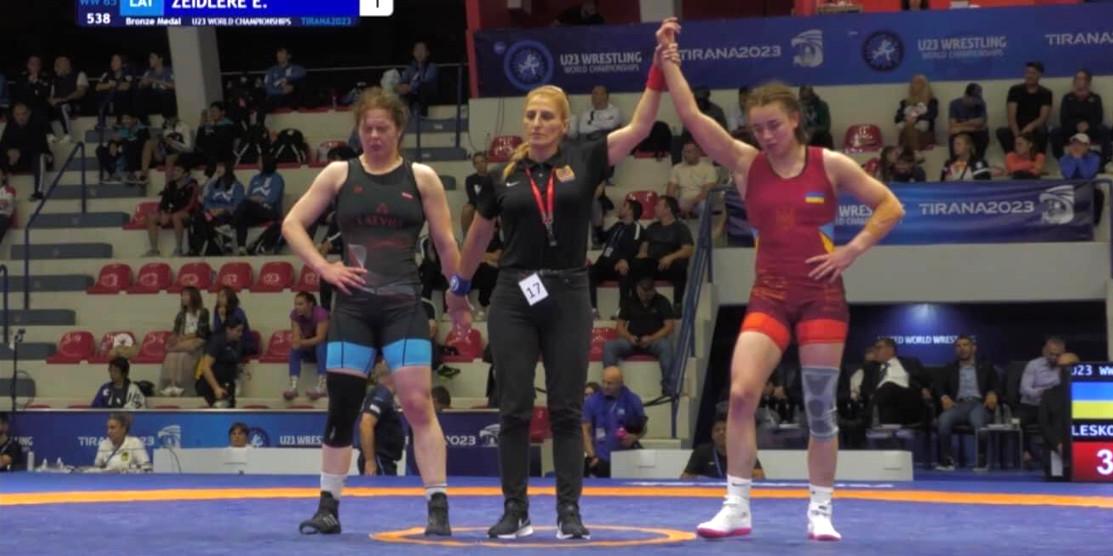 Юлія Лесковець на чемпіонаті.