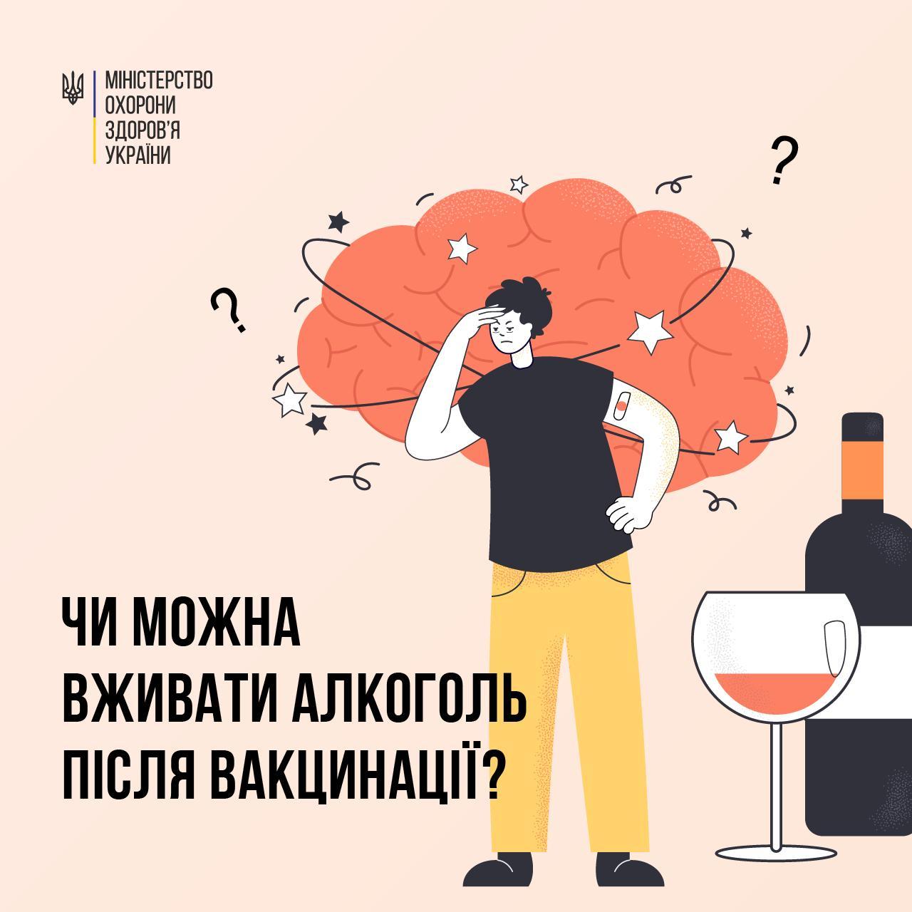 алкоголь та щеплення