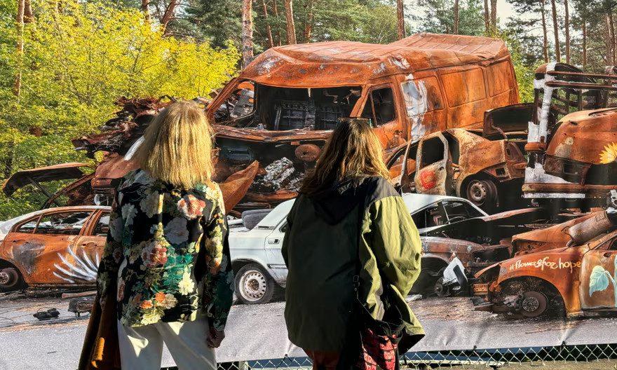 Інсталяція Філа Бюлера в Маленькій Україні в Нью-Йорку.
