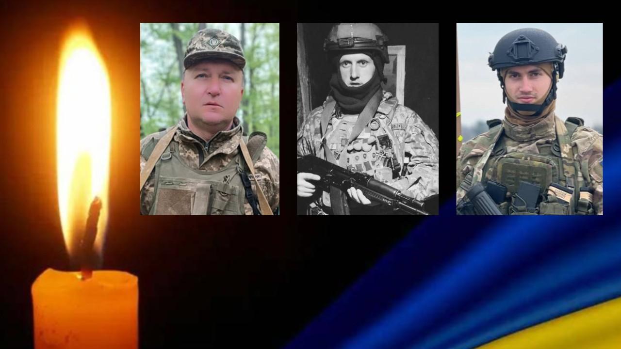 На Рівненщині попрощалися з трьома воїнами