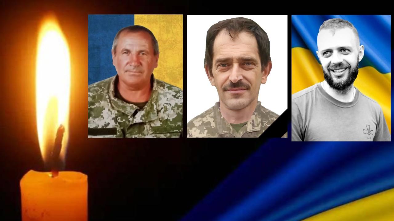На Рівненщині три загиблих захисники поповнили Небесне військо