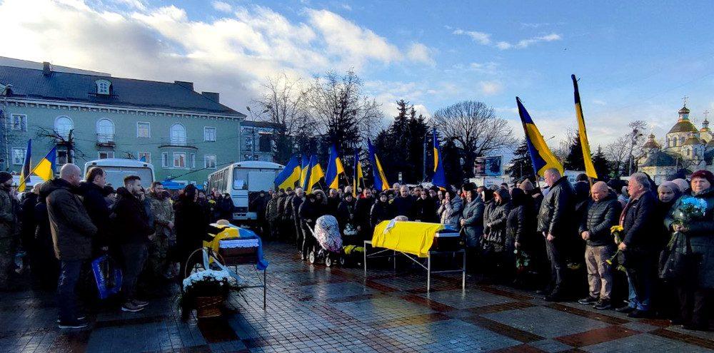 Похорон Василя Бенедюка і Максима Чудіновича.
