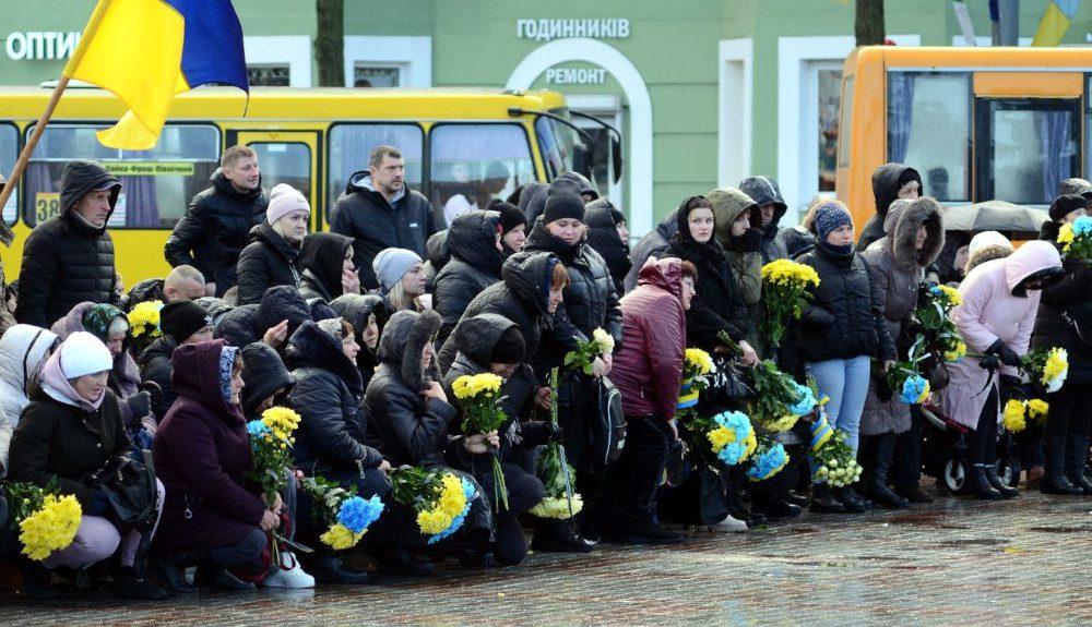 Похорон Василя Бенедюка і Максима Чудіновича.