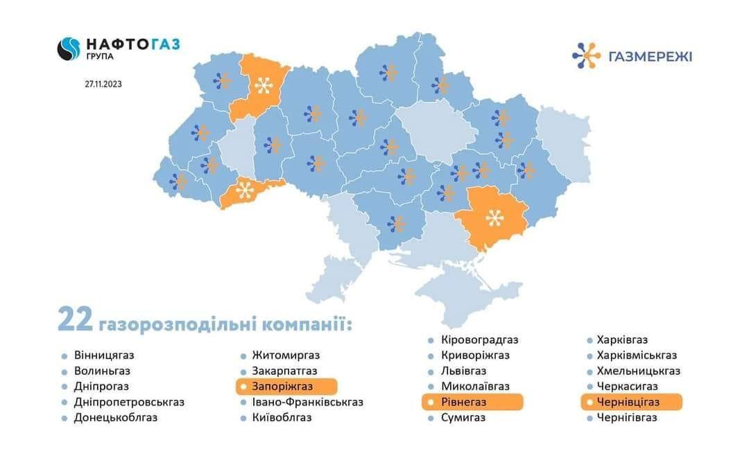 рівнегаз під контролем держави