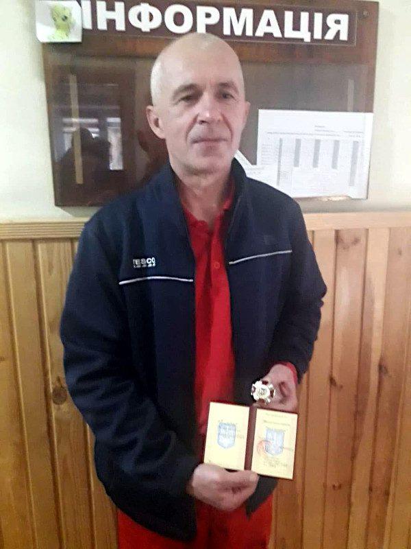 Анатолій Кінчур з відзнакою.