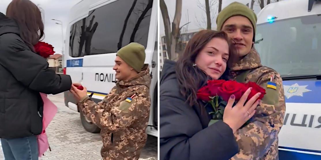 Руслан освідчується Руслані.